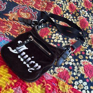 Juicy Couture Black Velvet Bag